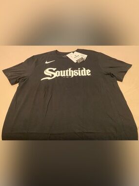 Nike Chicago White Sox Southside Black T-Shirt Size Large Men’s NWT